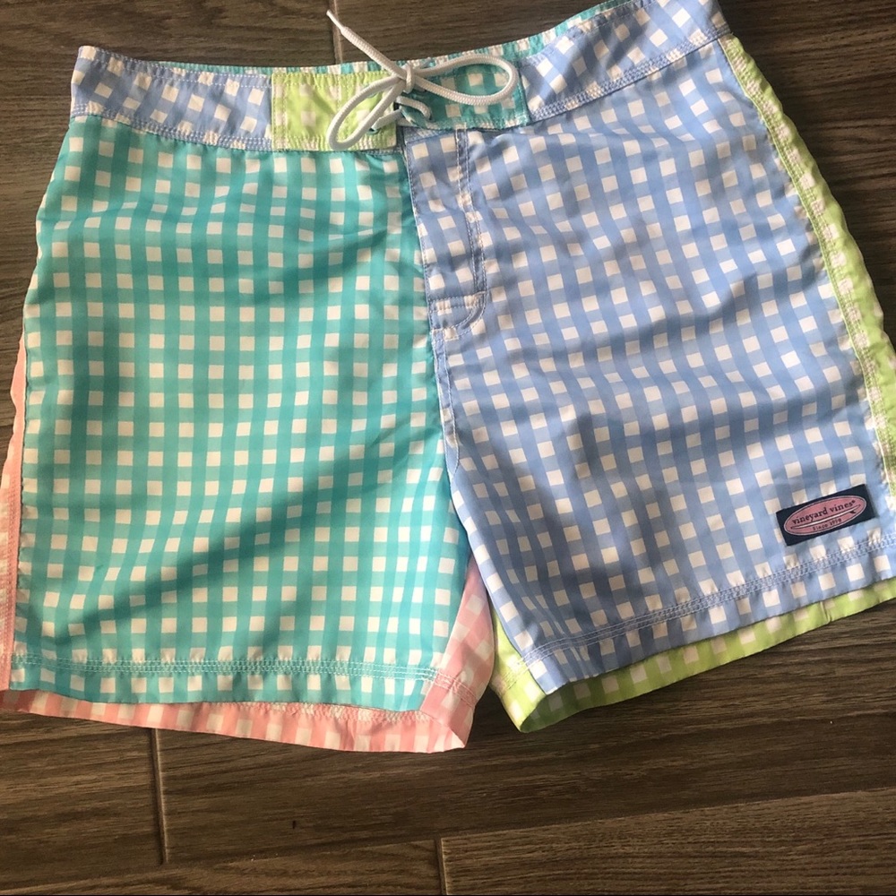 Vineyard Vines Checkered Bathing Suit - size 32
